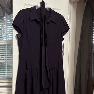 Elegant Purple Women's Dress